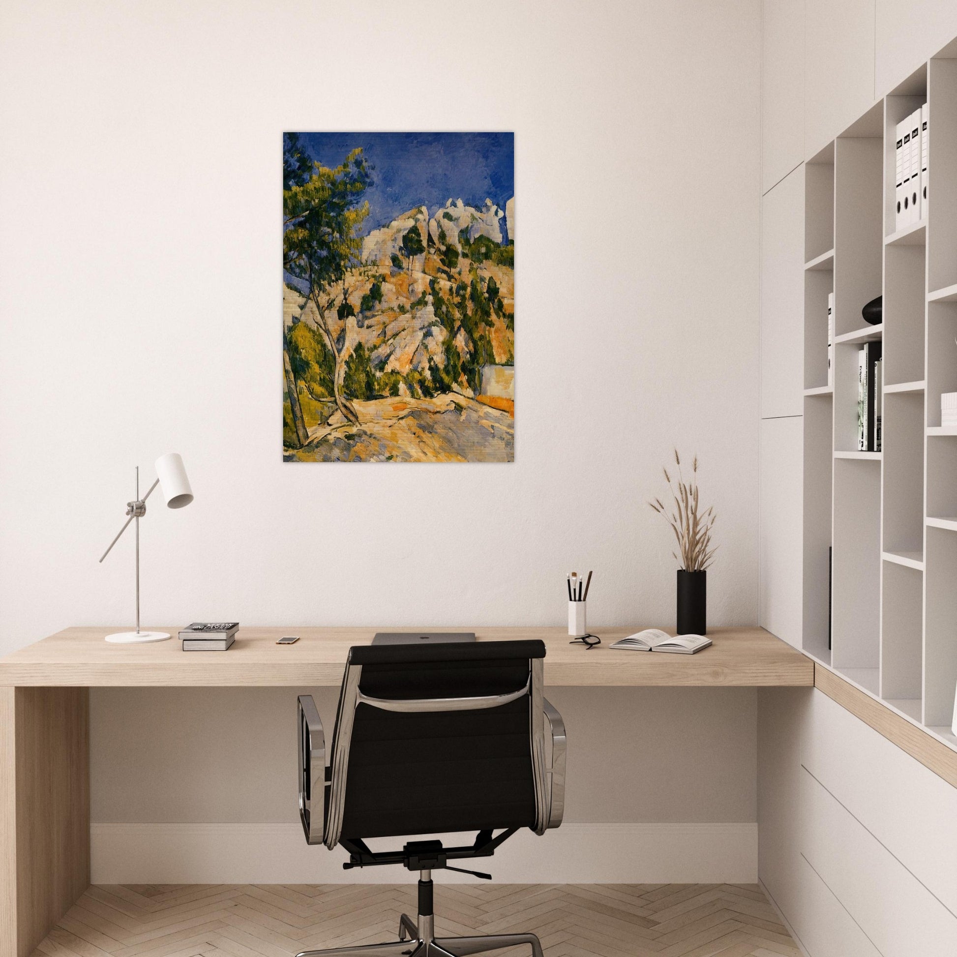 Bottom of the Ravine - Paul Cézanne Brushed Aluminum Print - 70x100 cm / 28x40 inches | Paul Cézanne Aluminum Print | Paul Cézanne Prints