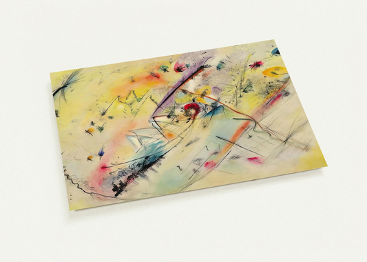 BRIGHT PICTURE 1913 By Wassily Kandinsky Pack of 10 Post Cards | Wassily Kandinsky Post Cards | A6 (10.5 x 14.8 cm) - 4.1 x 5.8 inches