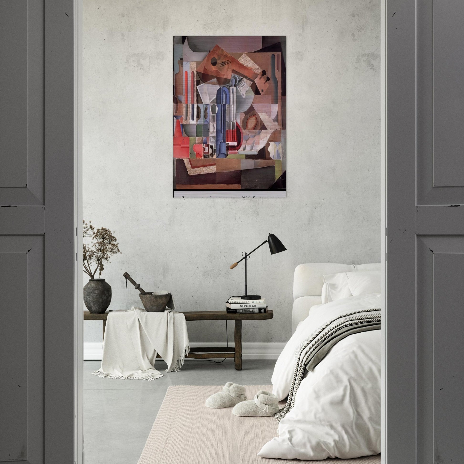 PURISTIC STILL LIFE - Salvador Dali Brushed Aluminum Print - 70x100 cm / 28x40 inches | Salvador Dali Aluminum Print | Salvador Dali Prints
