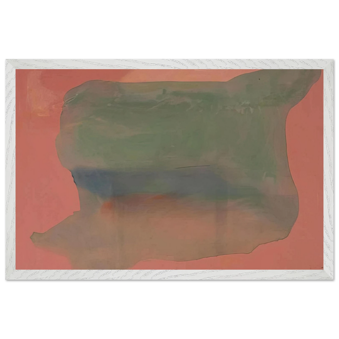 Helen Frankenthaler - Yearning - 1973 Wall art - 45x60 cm / 18x24 inches - Premium Wooden Framed Poster With Fine Art Paper - Wood frame