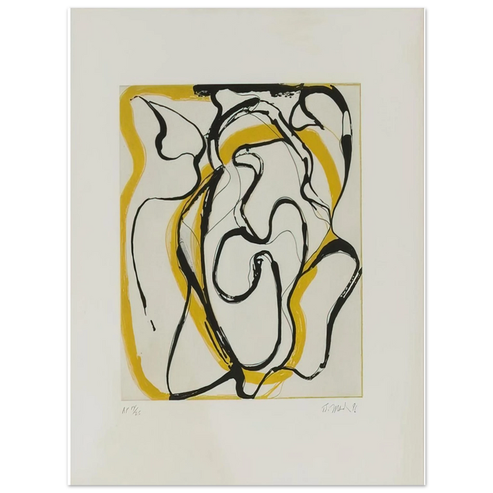 Brice Marden - Untitled - Abstract Expressionism  75x100 cm / 30x40inches Fine Art Poster
