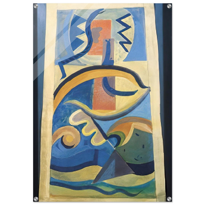 Untitled - Abstract Art, Dada - Julius Evola Acrylic Print - 70x100 cm / 28x40″ inches | Julius Evola Wall Art | Julius Evola Prints