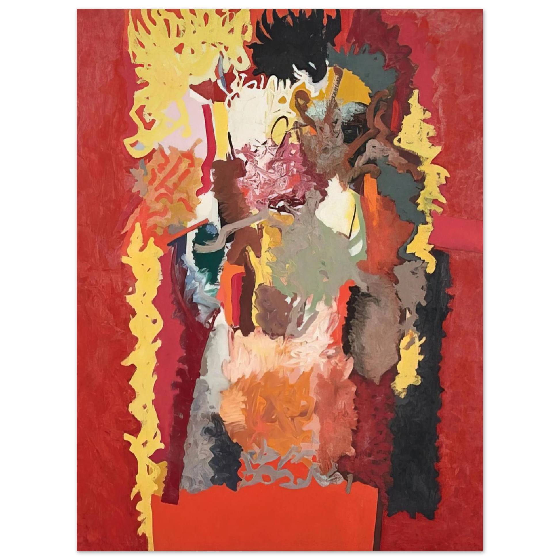 John Ferren - The Witch Doctor - 1963 Fine Art Poster - Default Title