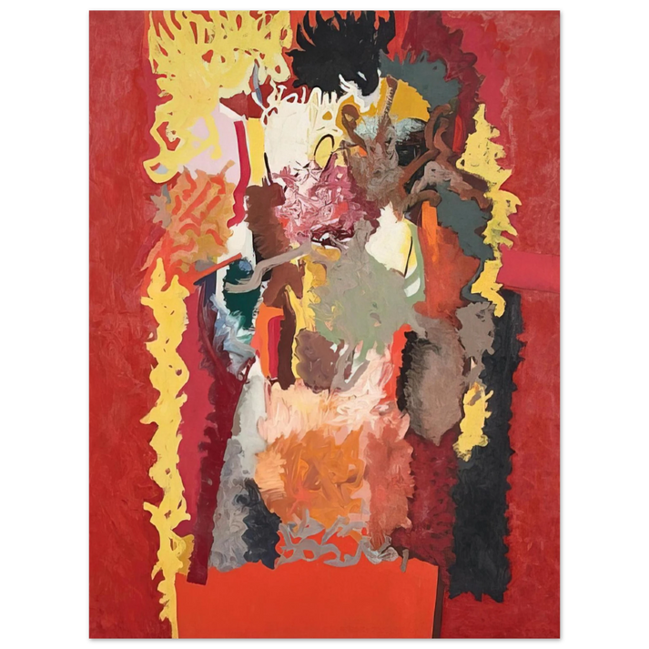 John Ferren - The Witch Doctor - 1963  75x100 cm / 30x40inches Fine Art Poster