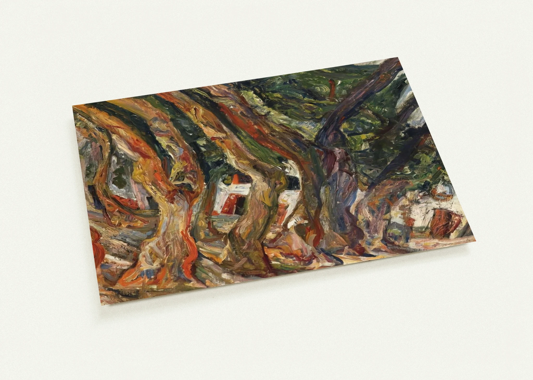 PLANE TREES AT CERET 1920 0 By Chaim Soutine Pack of 10 Post Cards | C ...