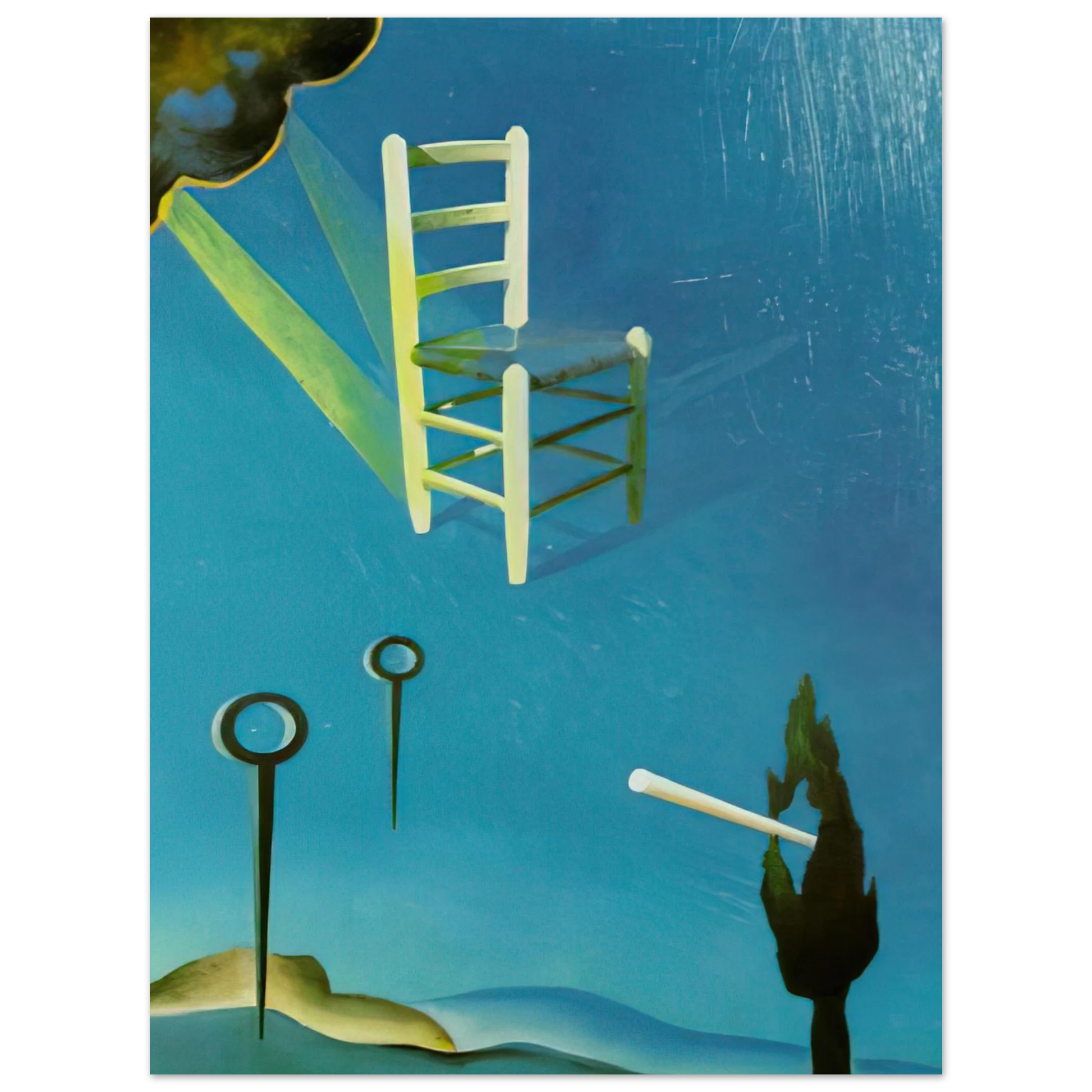 Salvador Dali - THE CHAIR 1 Fine Art Poster - Default Title