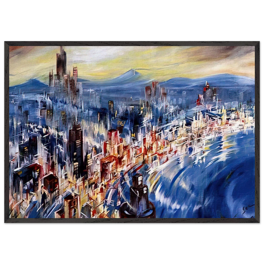 Built for the Future - Konrad Zuse Framed Art Print – Black Wooden Frame - Default Title - -Framed Art Print