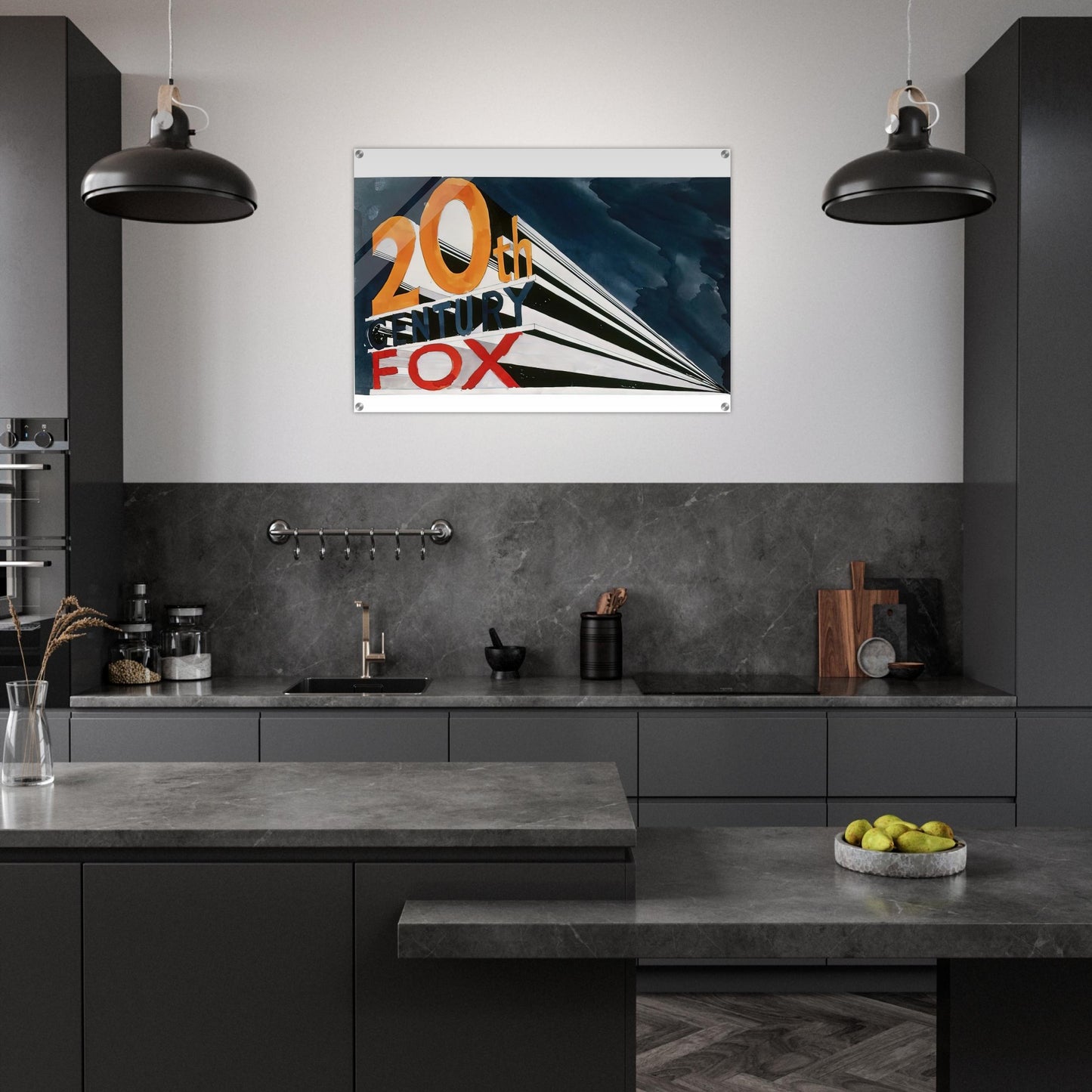 20TH CENTURY FOX 1962 - Edward Ruscha Acrylic Print - 70x100 cm / 28x40″ inches | Edward Ruscha Wall Art | Edward Ruscha Prints