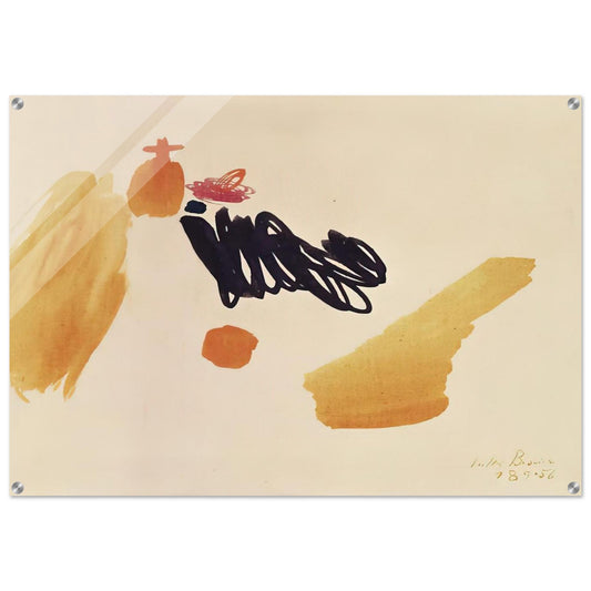 18.9.56 - 1956 - Julius Bissier Acrylic Print - 70x100 cm / 28x40″ inches | Julius Bissier Wall Art | Julius Bissier Prints