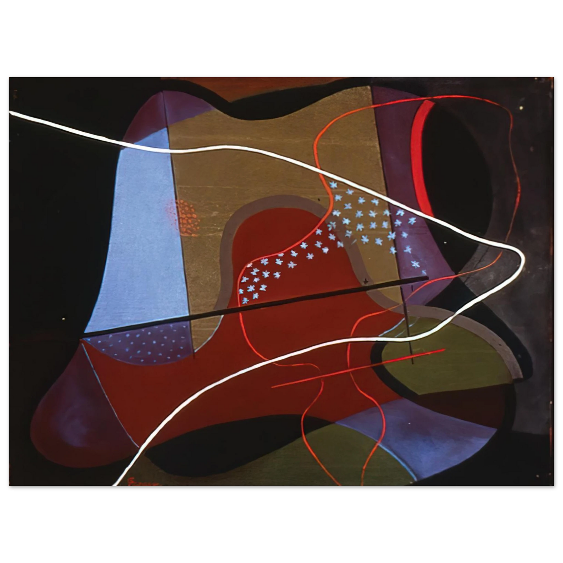 John Ferren - Grazioso - 1933 Fine Art Poster - Default Title
