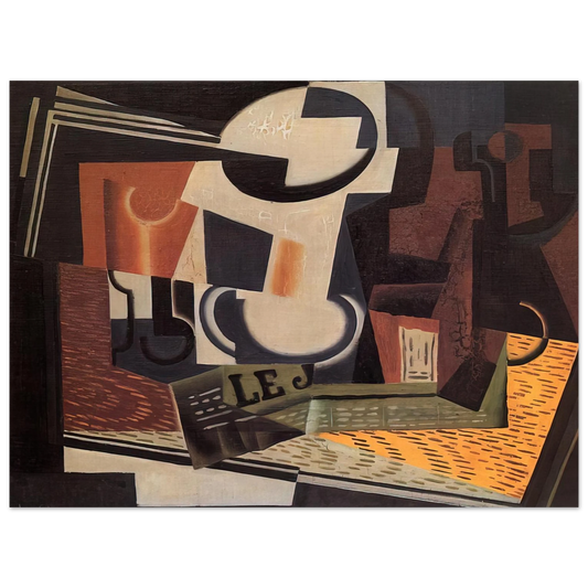 Juan Gris - STILL LIFE WITH FRUIT BOWL 1918 Fine Art Poster - Default Title