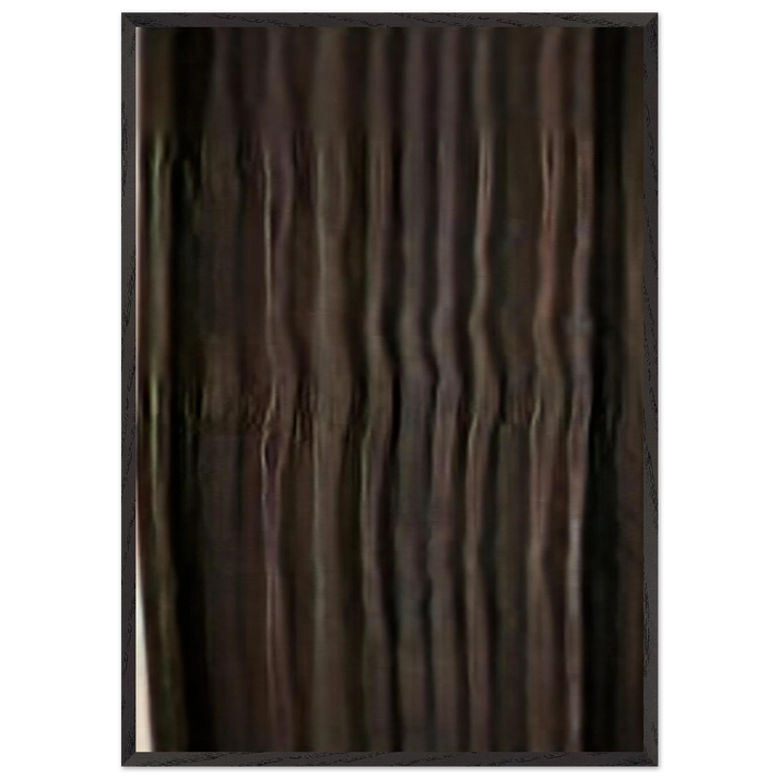 Untitled 152 - 1971 - Gene Davis 70x100 cm / 28x40 inches Framed Art Print – Black Wooden Frame