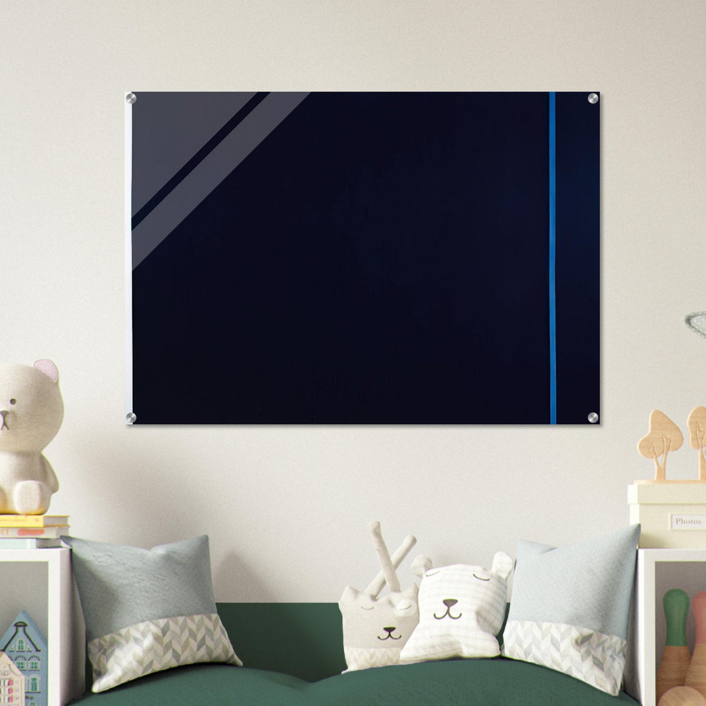 Midnight Blue - Barnett Newman Acrylic Print - 70x100 cm / 28x40″ inches | Barnett Newman Wall Art | Barnett Newman Prints