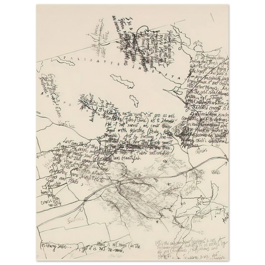 John Cage - Mushroom Book Plate X - 1972 Fine Art Poster - Default Title