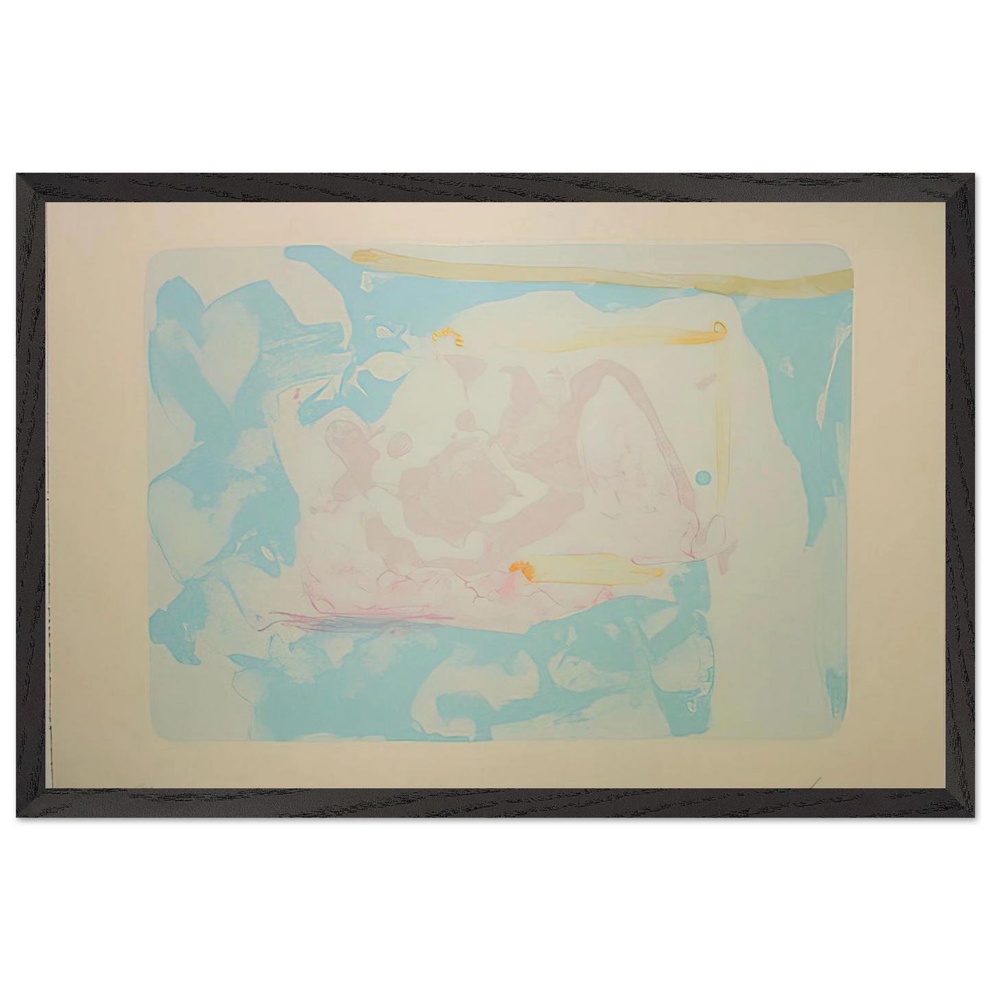 Helen Frankenthaler - Reflections III - 1995 Wall art - 30x45 cm / 12x18 inches - Fine Art Poster - -