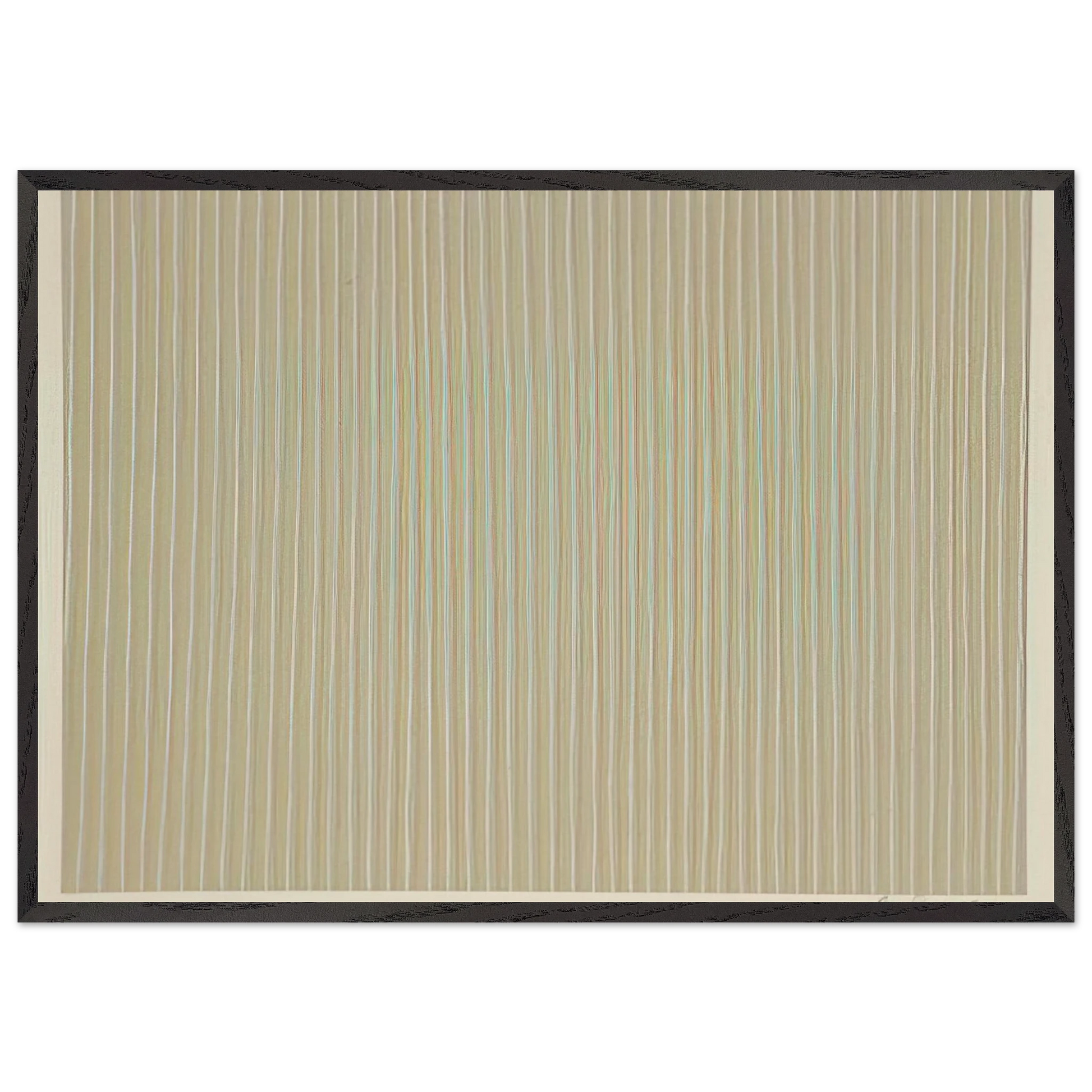 Carousel - 1980 - Gene Davis Framed Art Print – Black Wooden Frame - Default Title - -Framed Art Print