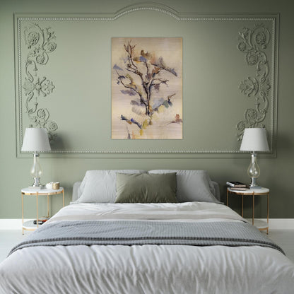 The Oak - Paul Cézanne Brushed Aluminum Print - 70x100 cm / 28x40 inches | Paul Cézanne Aluminum Print | Paul Cézanne Prints