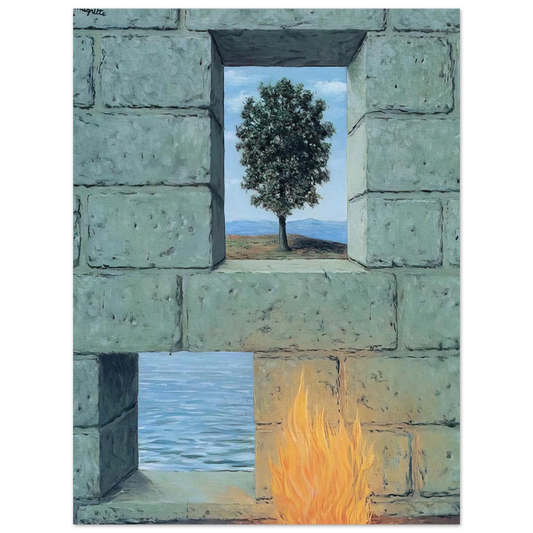 Rene Magritte - MENTAL COMPLACENCY 1950 Fine Art Poster - Default Title