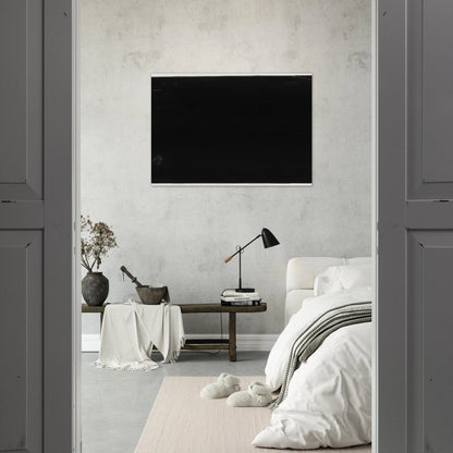 Black - Ellsworth Kelly Brushed Aluminum Print - 70x100 cm / 28x40 inches | Ellsworth Kelly Aluminum Print | Ellsworth Kelly Prints
