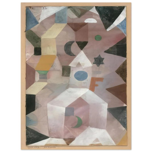 Paul Klee - THE CHAPEL 1917 Fine Art Poster - Default Title