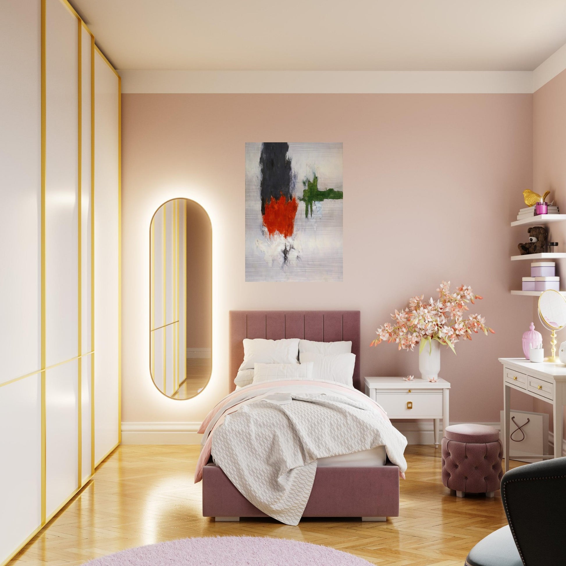 Sun Moon Chalice II - 1962 - Theodoros Stamos Brushed Aluminum Print - 70x100 cm / 28x40 inches | Theodoros Stamos Aluminum Print | Theodoros Stamos Prints