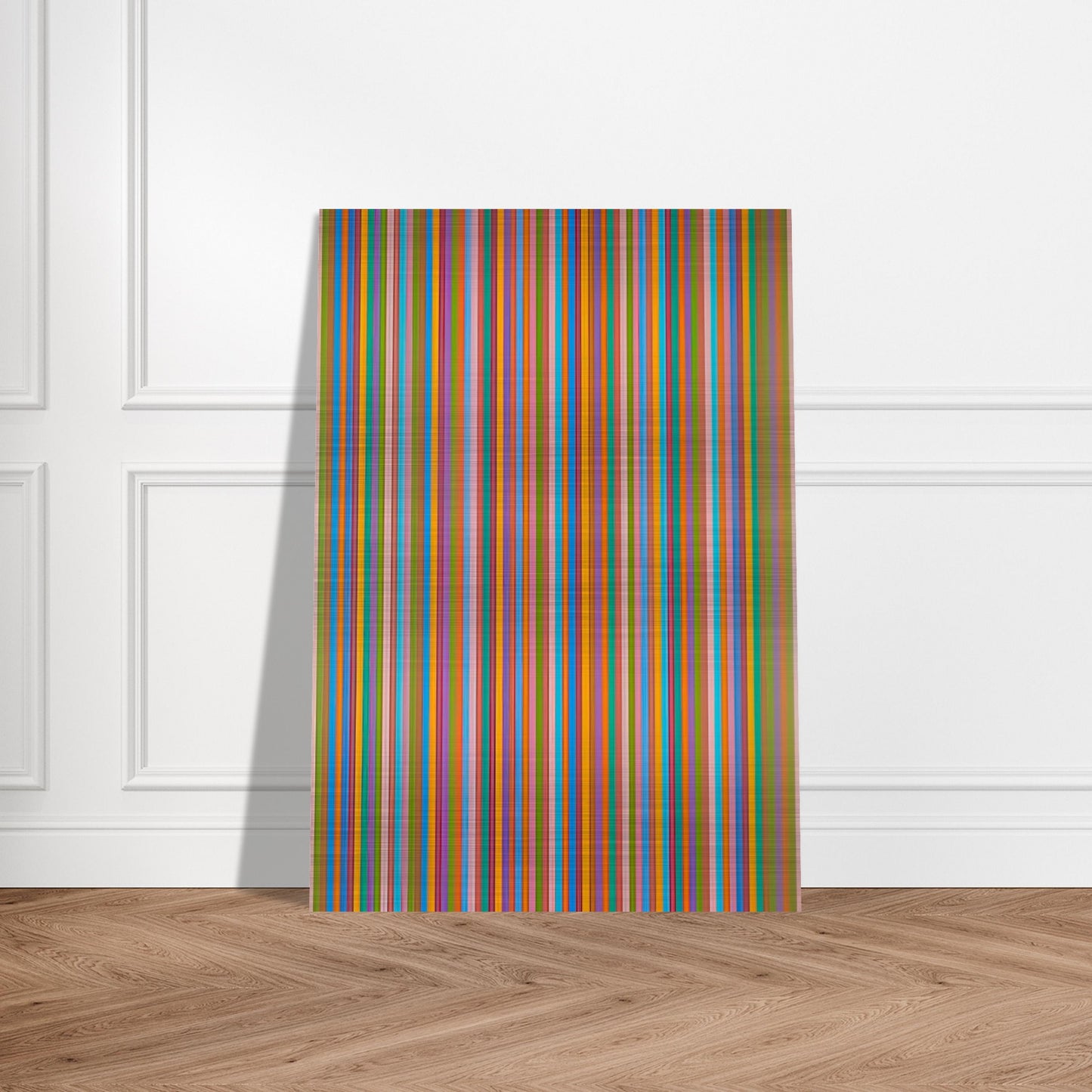 ECCLESIA 1985 - Bridget Riley Brushed Aluminum Print - 70x100 cm / 28x40 inches | Bridget Riley Aluminum Print | Bridget Riley Prints