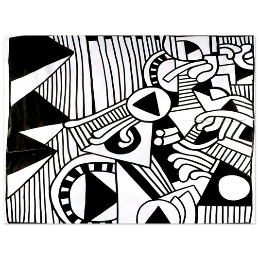 Keith Haring - UNTITLED 1978 1 Fine Art Poster - Default Title
