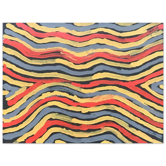 Clifford Possum Tjapaltjarri - Worm Dreaming - 1997 Fine Art Poster - Default Title
