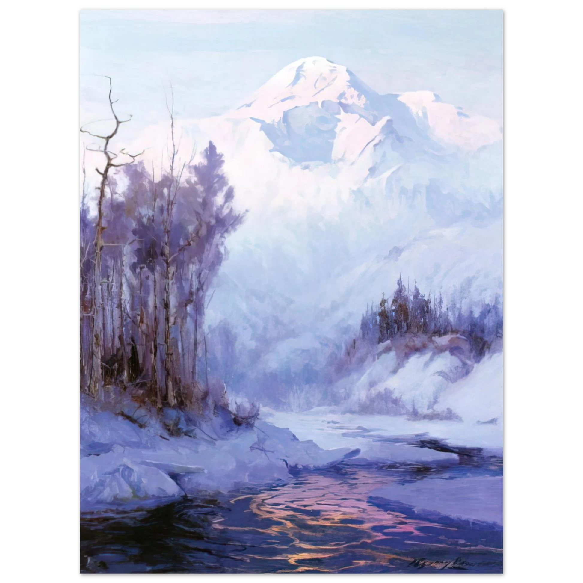 Sydney Laurence - The Breakup - Romanticism Fine Art Poster - Default Title