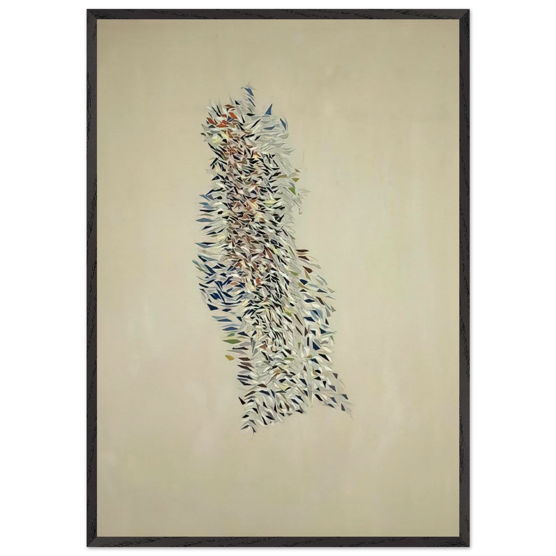 Process Development - 1972 - Robert Goodnough Framed Art Print – Black Wooden Frame - Default Title - -Framed Art Print