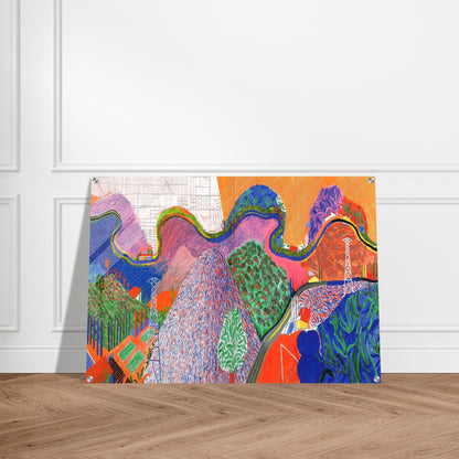 David Hockney - David Hockney Acrylic Print - 70x100 cm / 28x40″ inches | David Hockney Art | Artwork by David Hockney