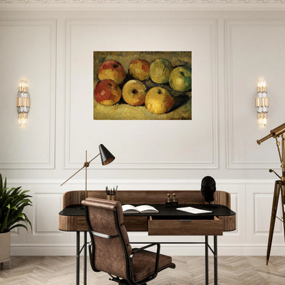Apples - Paul Cézanne Brushed Aluminum Print - 70x100 cm / 28x40 inches | Paul Cézanne Aluminum Print | Paul Cézanne Prints