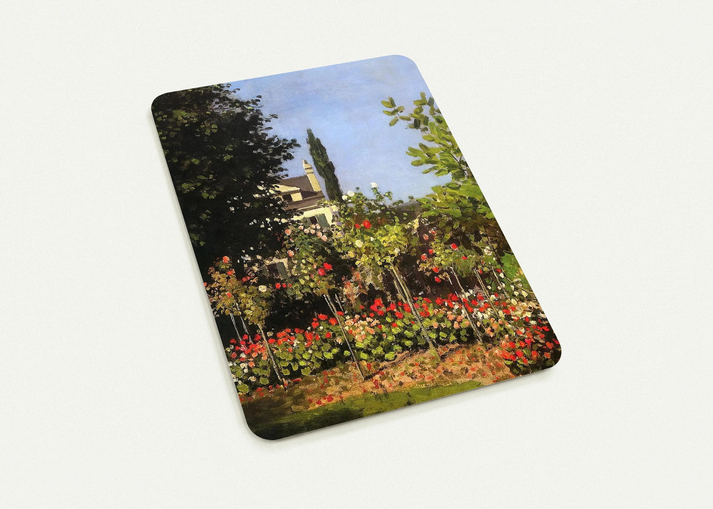 Garden in Bloom at Sainte-Addresse By claude monet Pack of 10 Post Cards | claude monet Post Cards | A6 (10.5 x 14.8 cm) - 4.1 x 5.8 inches