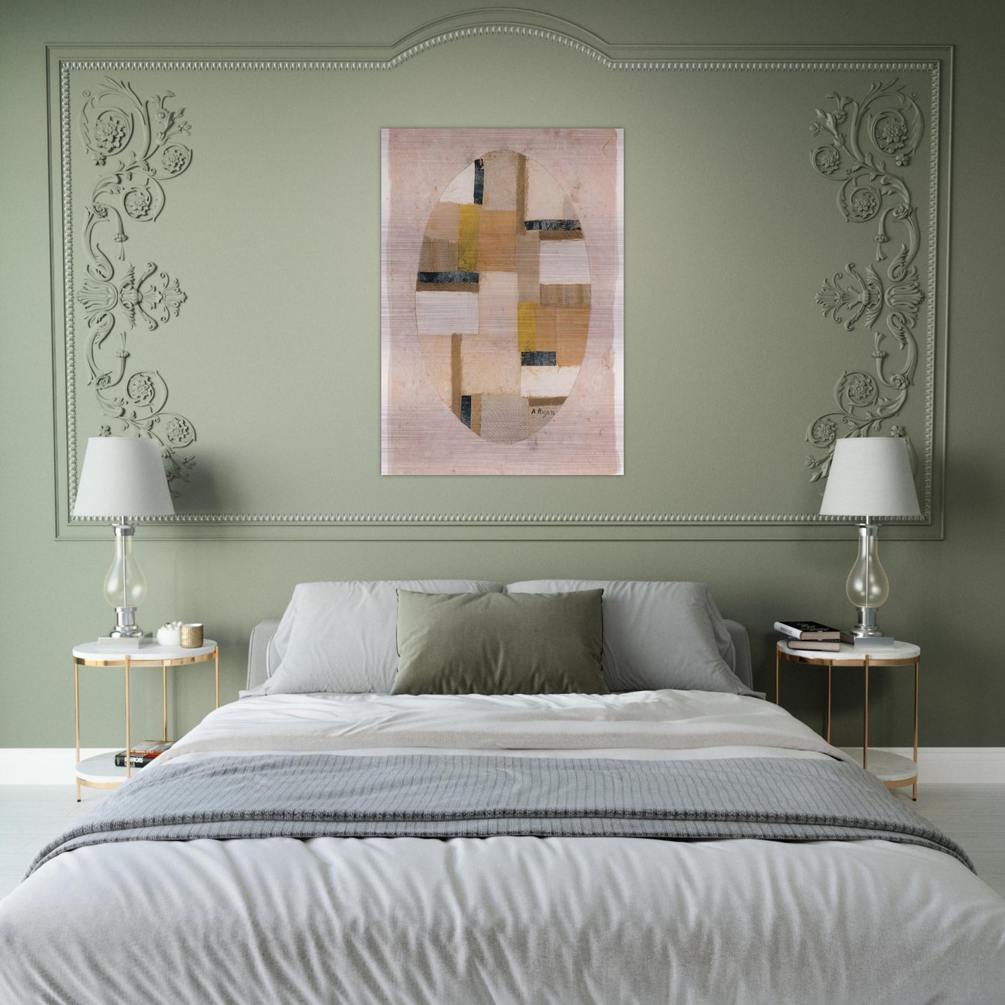 Number 456 - Abstract Expressionism - Anne Ryan Brushed Aluminum Print - 70x100 cm / 28x40 inches | Anne Ryan Aluminum Print | Anne Ryan Prints