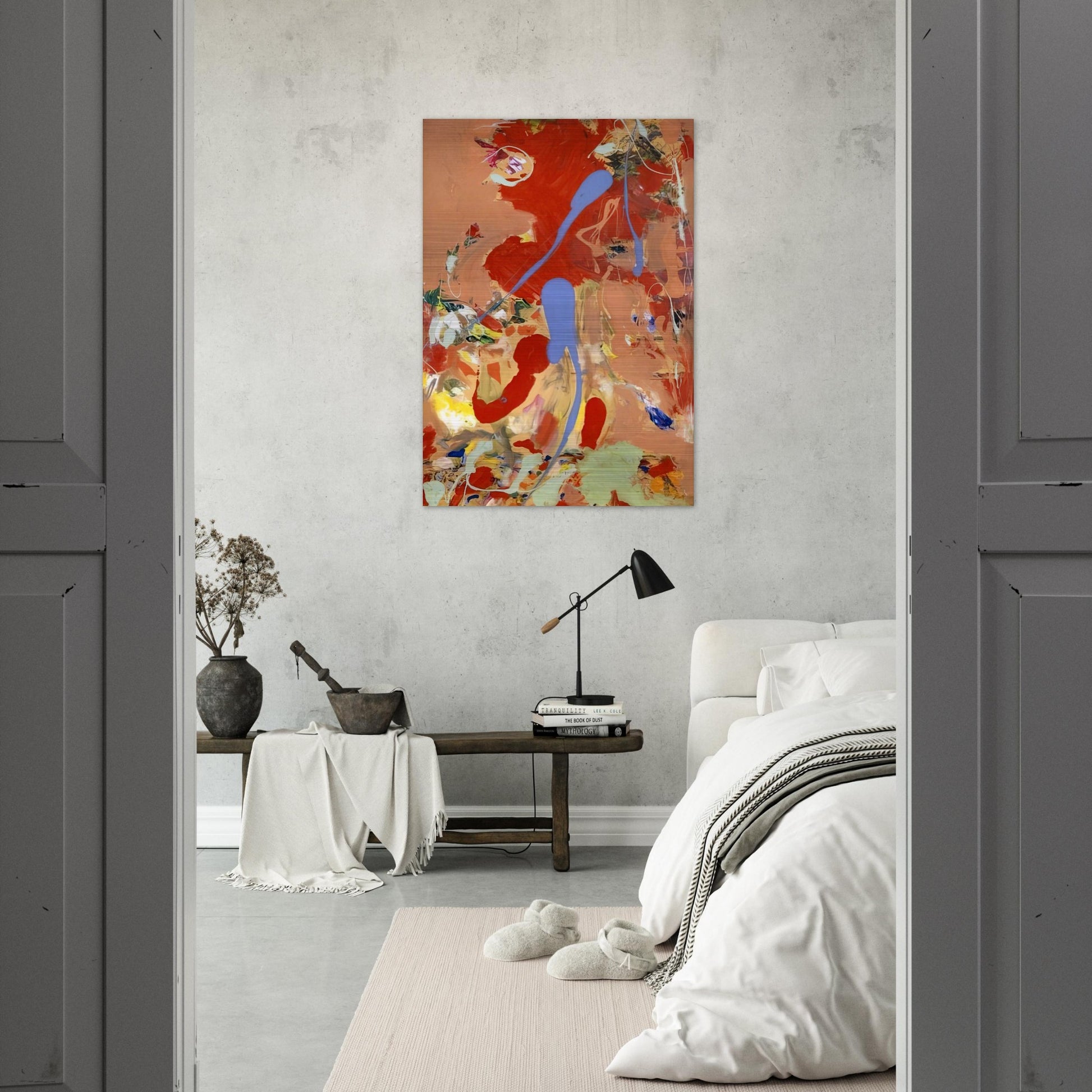 Aquatic Garden - Hans Hofmann Brushed Aluminum Print - 70x100 cm / 28x40 inches | Hans Hofmann Aluminum Print | Hans Hofmann Prints