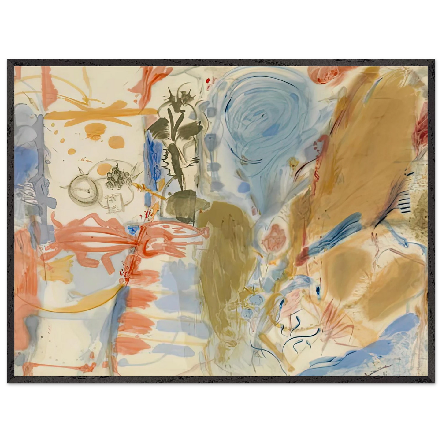 Helen Frankenthaler - Western Dream, 1957- Wall Art - 30x40 cm / 12x16 inches - Fine Art Poster - -