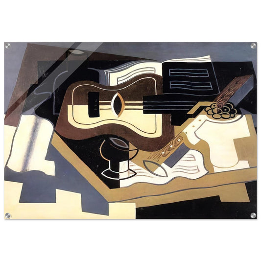 GUITAR AND CLARINET 1920 - Juan Gris Acrylic Print - 70x100 cm / 28x40″ inches