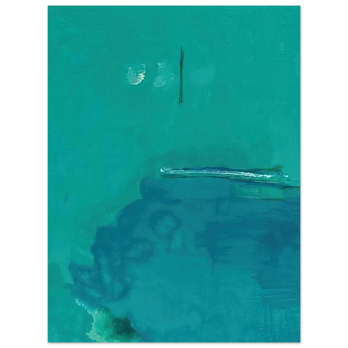 Helen Frankenthaler - Contentment Island - 2004 Wall art - 15x20 cm / 6x8 inches - Fine Art Poster - -