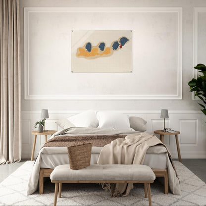 April IV - 1960 - Helen Frankenthaler Acrylic Print - 70x100 cm / 28x40″ inches | Helen Frankenthaler Wall Art | Helen Frankenthaler Prints