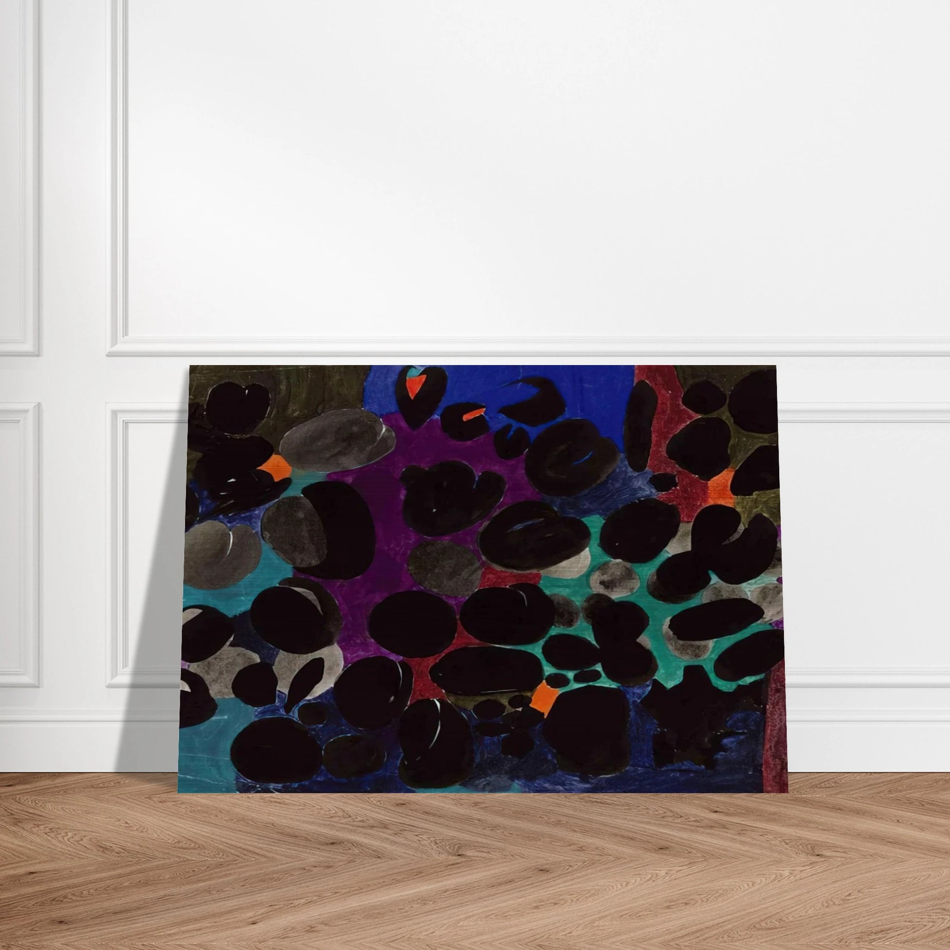 Plumen - 1957 - Johannes Itten Brushed Aluminum Print - 70x100 cm / 28x40 inches | Johannes Itten Aluminum Print | Johannes Itten Prints