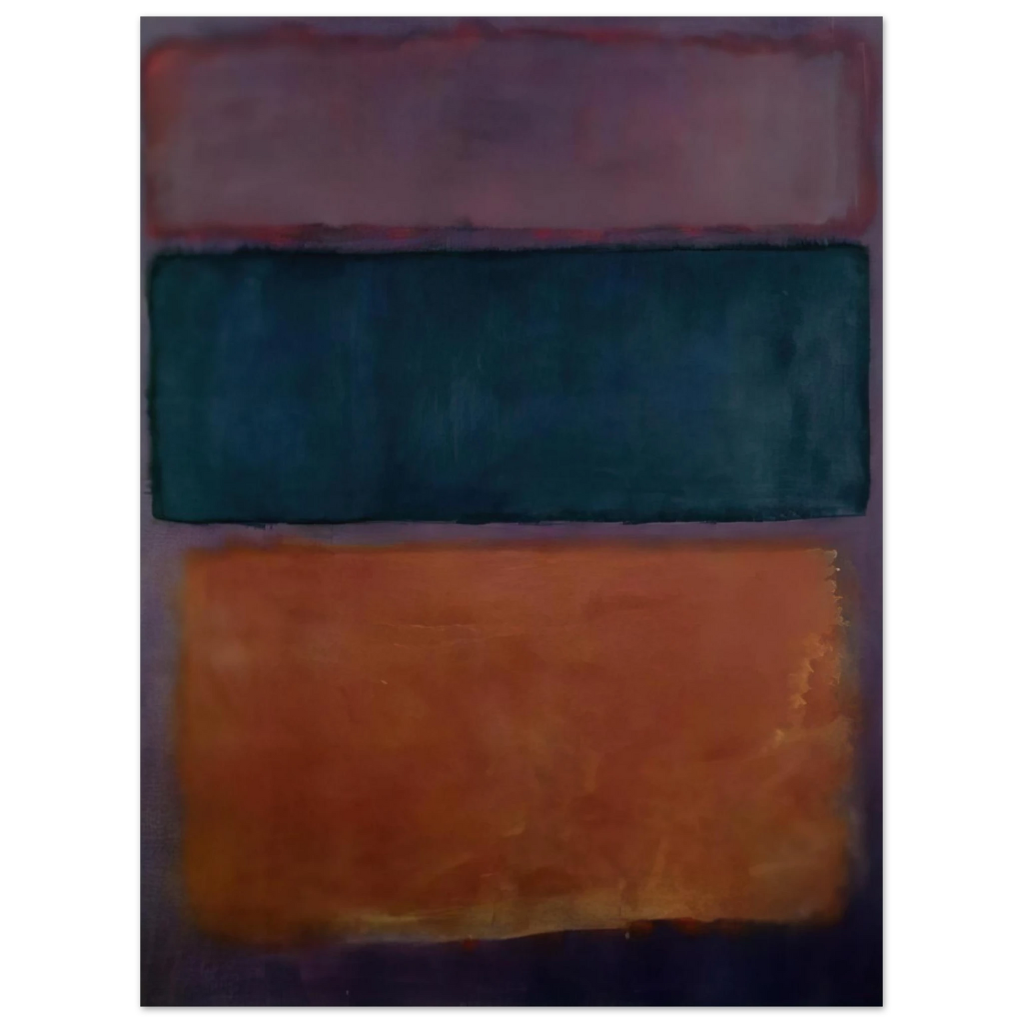 Helen Frankenthaler - Untitled - 1963 Wall art - 30x40 cm / 12x16 inches - Premium Wooden Framed Poster With Fine Art Paper - Black frame