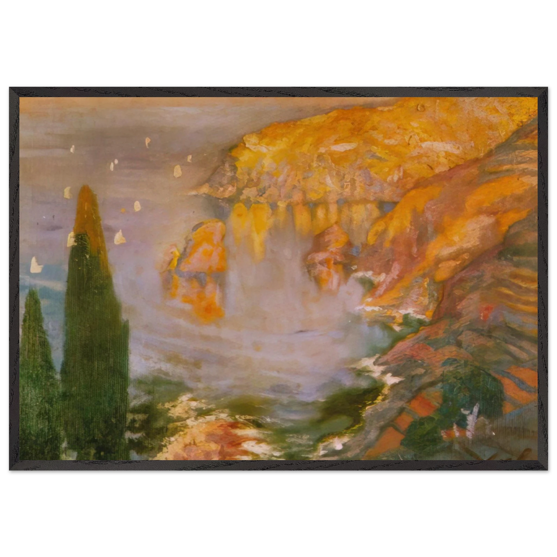 CALA NANS - Salvador Dali Framed Art Print – Black Wooden Frame - Default Title - -Framed Art Print