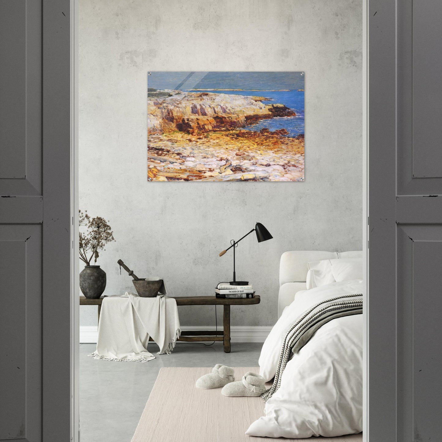 Northeast Headlands, New England Coast - Childe Hassam Acrylic Print - 70x100 cm / 28x40″ inches