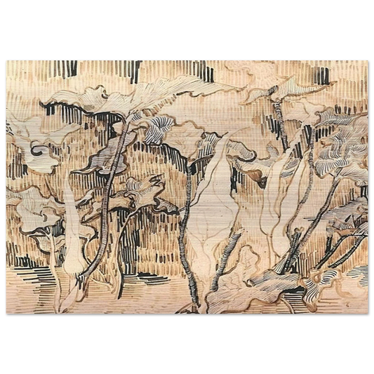 Arums - Vincent van Gogh Brushed Aluminum Print - 70x100 cm / 28x40 inches | Vincent van Gogh Aluminum Print | Vincent van Gogh Prints