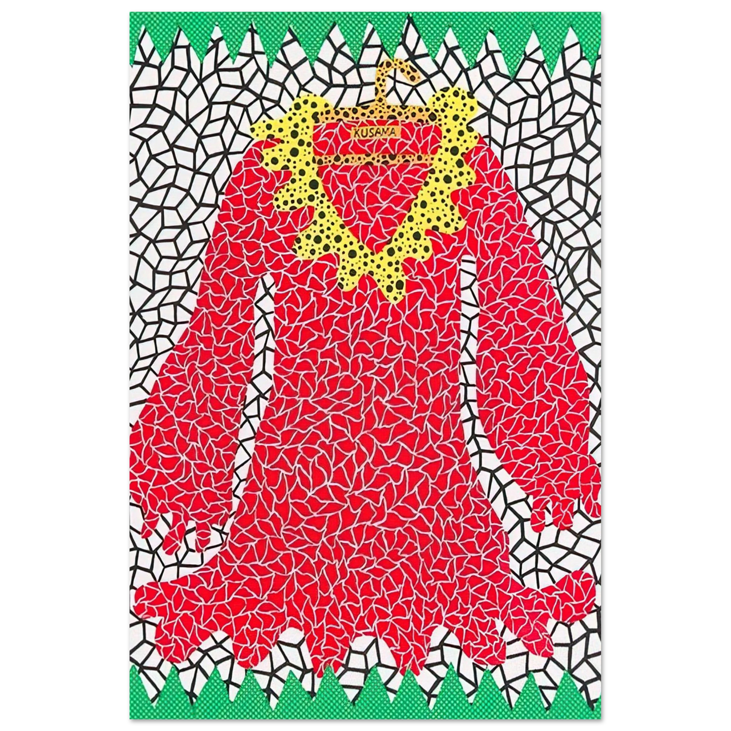 Yayoi Kusama - DRESS 1982 Fine Art Poster - 40x60 cm / 16x24 inches