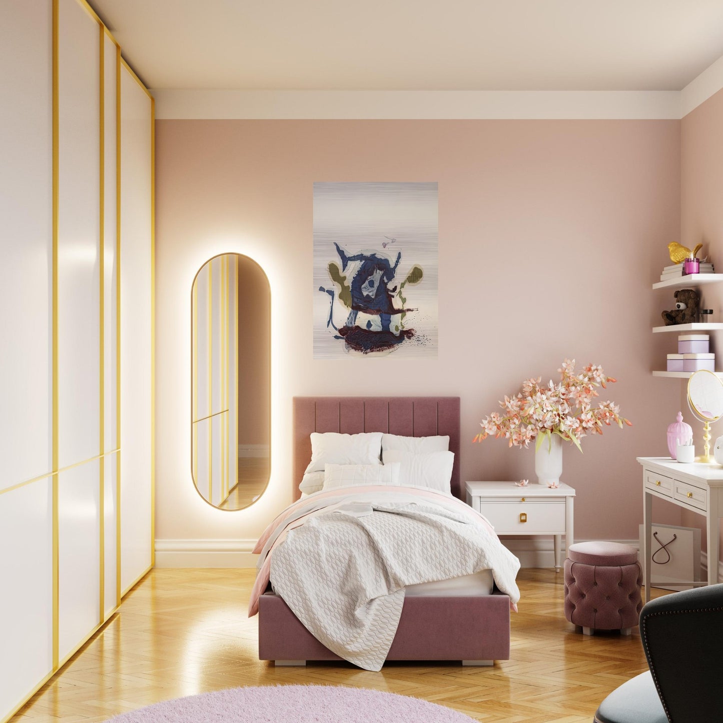 Vessel, 1961- - Helen Frankenthaler Brushed Aluminum Print - 70x100 cm / 28x40 inches | Helen Frankenthaler Aluminum Print | Helen Frankenthaler Prints