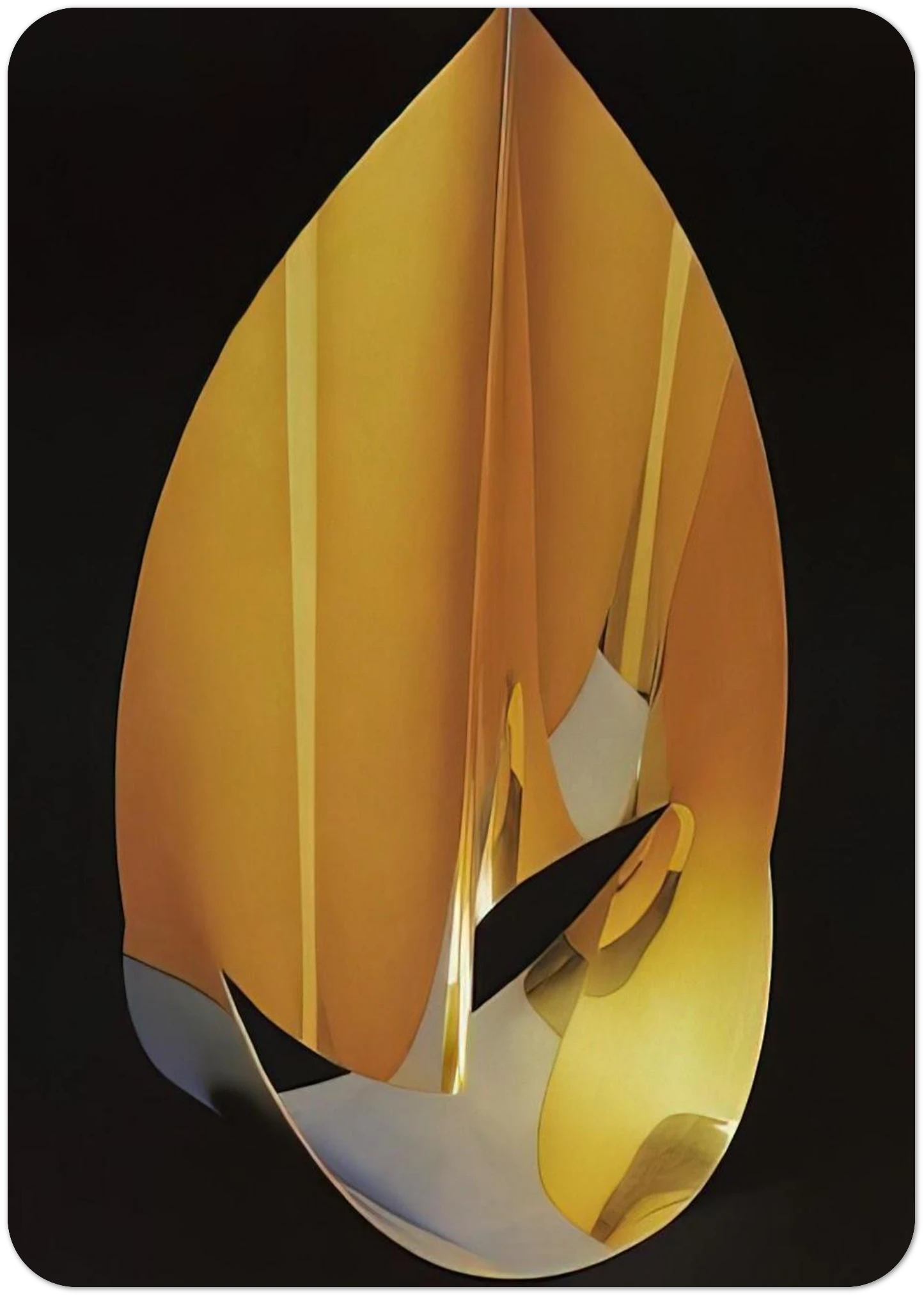 Area of a pentagon in space with plain circumference - 1977 By Max Bill Pack of 10 Post Cards | Max Bill Post Cards | A6 (10.5 x 14.8 cm) - 4.1 x 5.8 inches