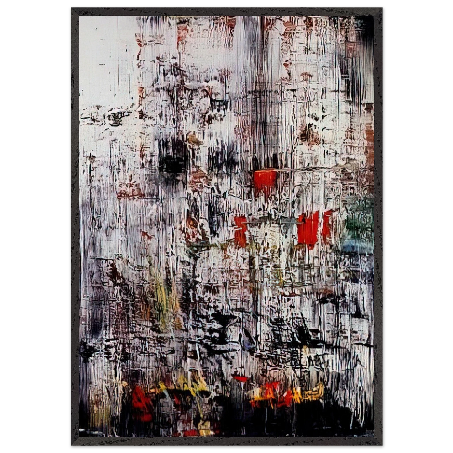 ICE 2 - Gerhard Richter Framed Art Print – Black Wooden Frame - Default Title - -Framed Art Print