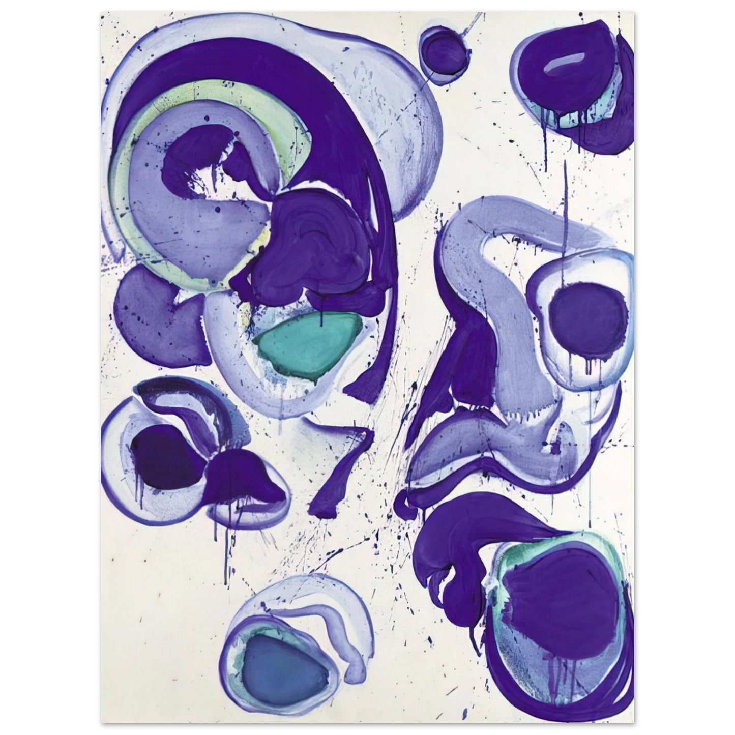 Sam Francis - Blue Fine Art Poster - Default Title