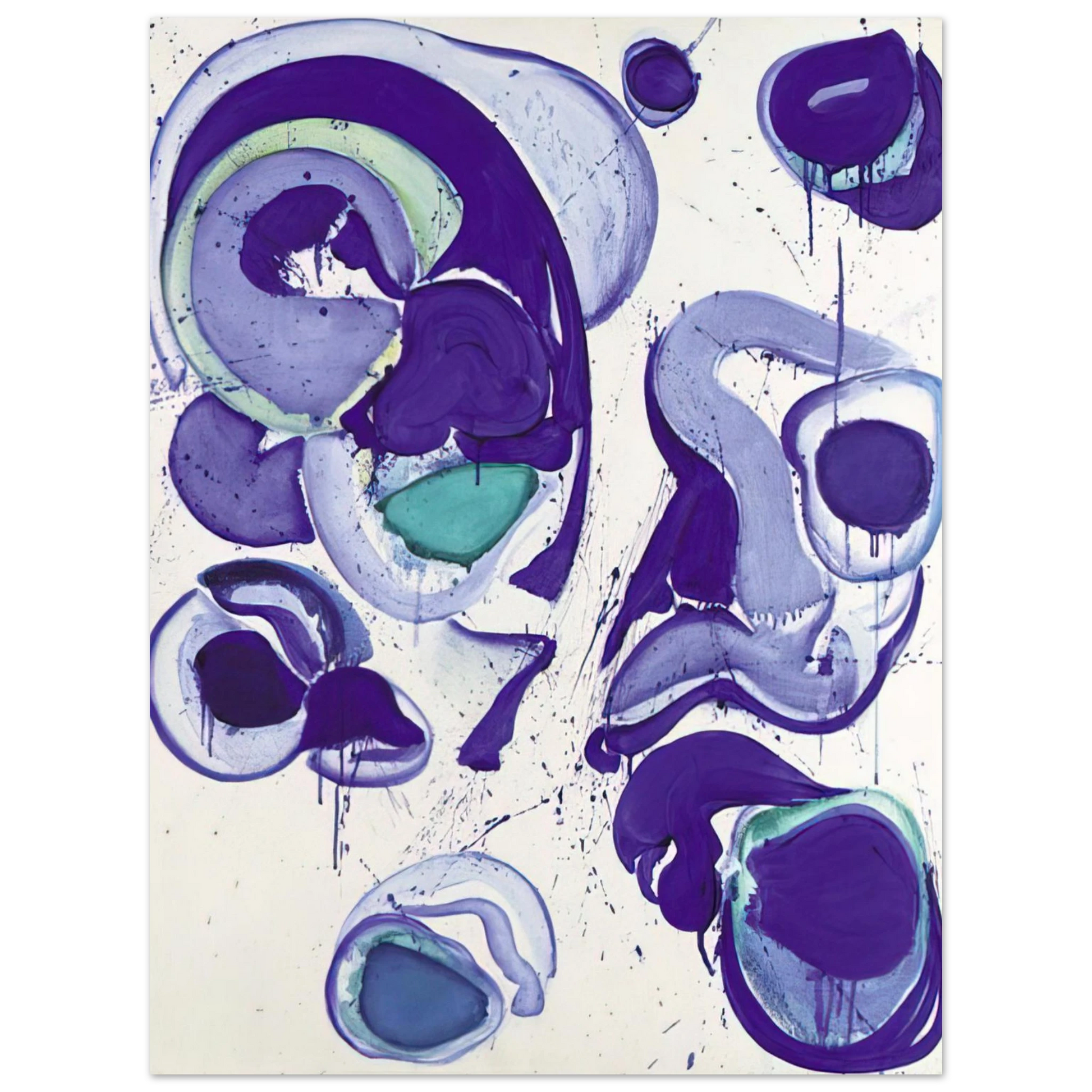 Sam Francis - Blue Fine Art Poster - Default Title